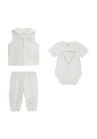 Guess Komplet dziecięcy H6GW04 K6YW1 Écru Regular Fit. Materiał: bawełna #1