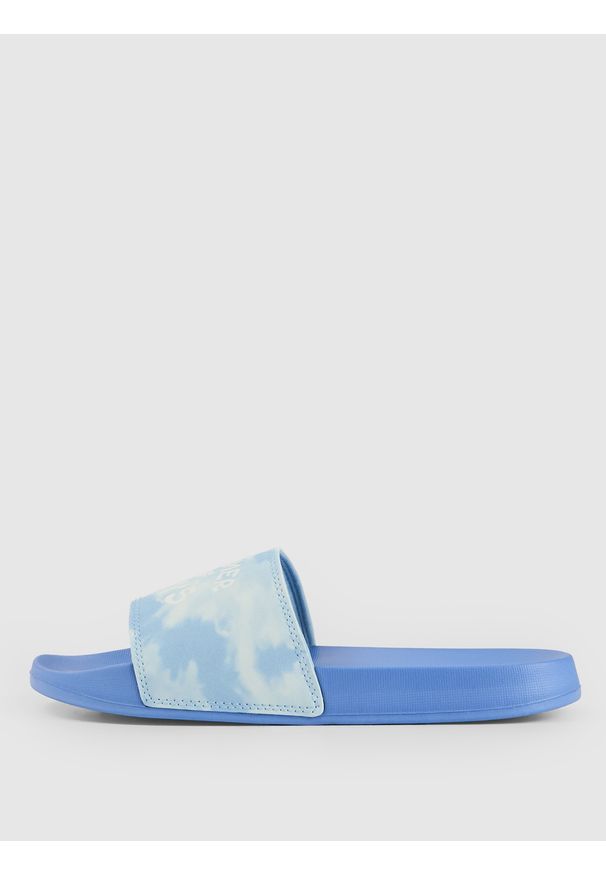4f - 4F Klapki dziewczęce - niebieskie 33. Okazja: na co dzień. Kolor: niebieski. Materiał: guma. Sezon: lato. Styl: wakacyjny, casual