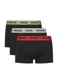 Hugo - HUGO Komplet 3 par bokserek 50532611 Czarny. Kolor: czarny. Materiał: bawełna