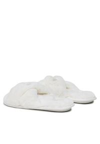 DeeZee Kapcie M138139J Biały. Kolor: biały. Materiał: materiał #5