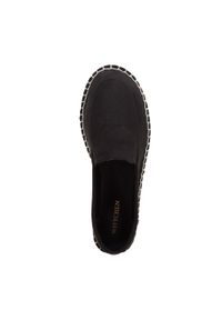 Wittchen - Damskie espadryle z ekozamszu czarne. Nosek buta: okrągły. Kolor: czarny. Materiał: skóra ekologiczna. Sezon: lato. Obcas: na obcasie. Styl: elegancki, wakacyjny. Wysokość obcasa: niski #3