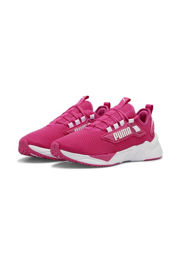 Puma - Młodzieżowe buty do biegania Retaliate 3 PUMA Pink White. Kolor: wielokolorowy, biały, różowy