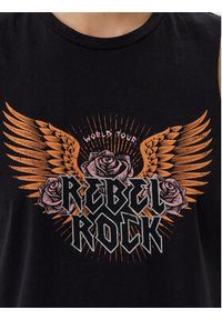 Noisy may - Noisy May Top Rebel 27034002 Czarny Oversize. Kolor: czarny. Materiał: bawełna