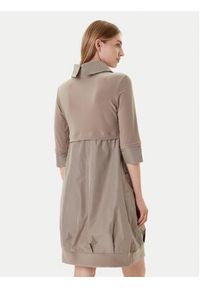Joseph Ribkoff Sukienka codzienna 173444F25 Khaki Regular Fit. Okazja: na co dzień. Kolor: brązowy. Materiał: syntetyk. Typ sukienki: proste. Styl: casual