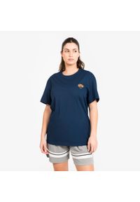 TARMAK - Koszulka koszykówki unisex Tarmak NBA Knicks TS 900. Kolor: niebieski. Materiał: bawełna, materiał, poliester. Sport: koszykówka