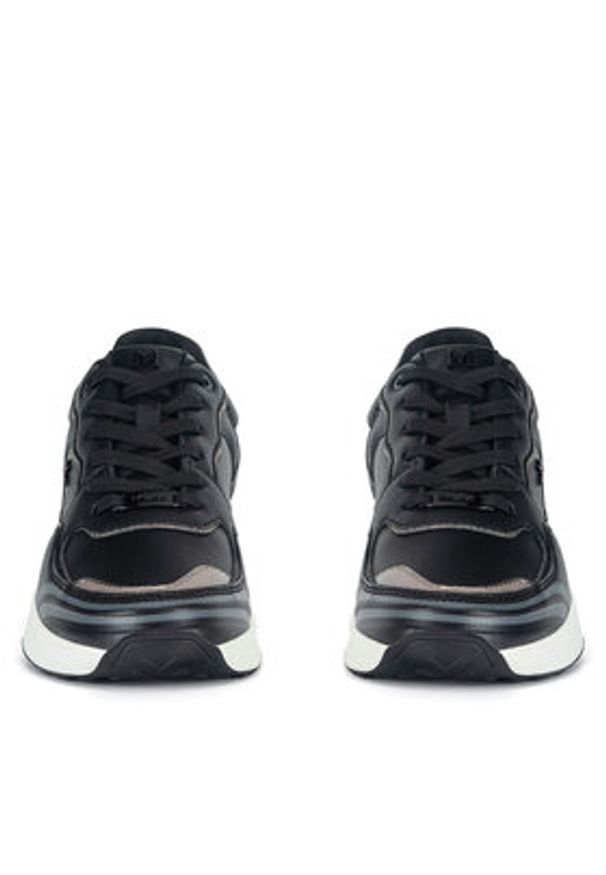 MEXX Sneakersy MI001009443W Czarny. Kolor: czarny. Materiał: skóra