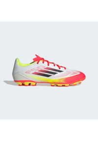Adidas - Buty F50 League AG. Kolor: żółty, biały, wielokolorowy, czarny. Materiał: materiał
