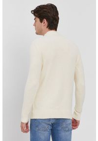 Drykorn Sweter Zayn męski kolor kremowy ciepły. Okazja: na co dzień. Kolor: beżowy. Materiał: bawełna, dzianina. Długość rękawa: długi rękaw. Długość: długie. Styl: casual #2
