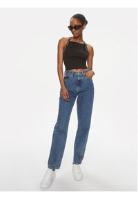 Calvin Klein Jeans Top Logo J20J223110 Czarny Slim Fit. Kolor: czarny. Materiał: bawełna #5