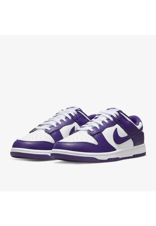 Sneakersy męskie Nike Dunk Low Retro Court Purple. Kolor: biały. Model: Nike Court