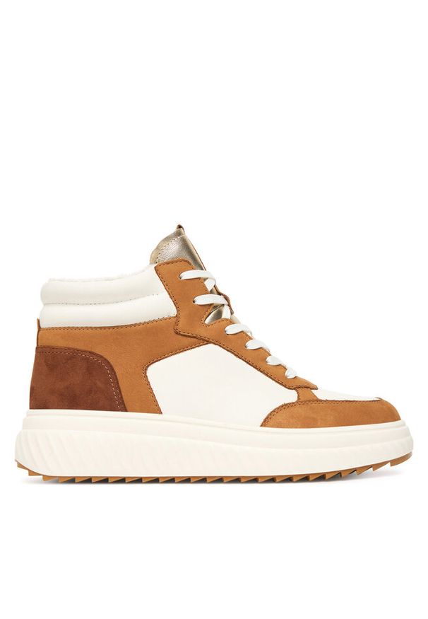 Sneakersy Caprice. Kolor: brązowy