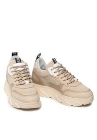 Steve Madden Sneakersy Pitty SM11001024-03002-100 Beżowy. Kolor: beżowy. Materiał: skóra, zamsz