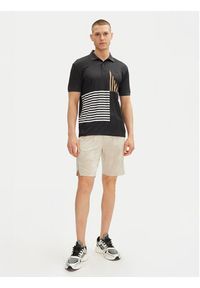 BOSS Polo Paddy Striped C1 50539506 Czarny Regular Fit. Typ kołnierza: polo. Kolor: czarny. Materiał: syntetyk #3