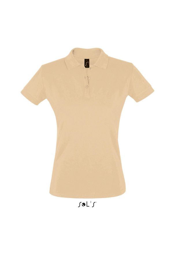 SOL'S - Damska koszulka polo Sol's Perfect. Typ kołnierza: polo. Kolor: beżowy, wielokolorowy, brązowy
