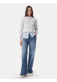 Tommy Jeans Bluza Flag DW0DW19959 Szary jasny Regular Fit. Kolor: szary. Materiał: bawełna #5