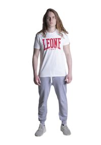 LEONE 1947 APPAREL - Męska koszulka z krótkim rękawem Leone 1947 Apparel. Kolor: czerwony, biały, wielokolorowy. Materiał: tkanina. Długość rękawa: krótki rękaw. Długość: krótkie. Sport: fitness