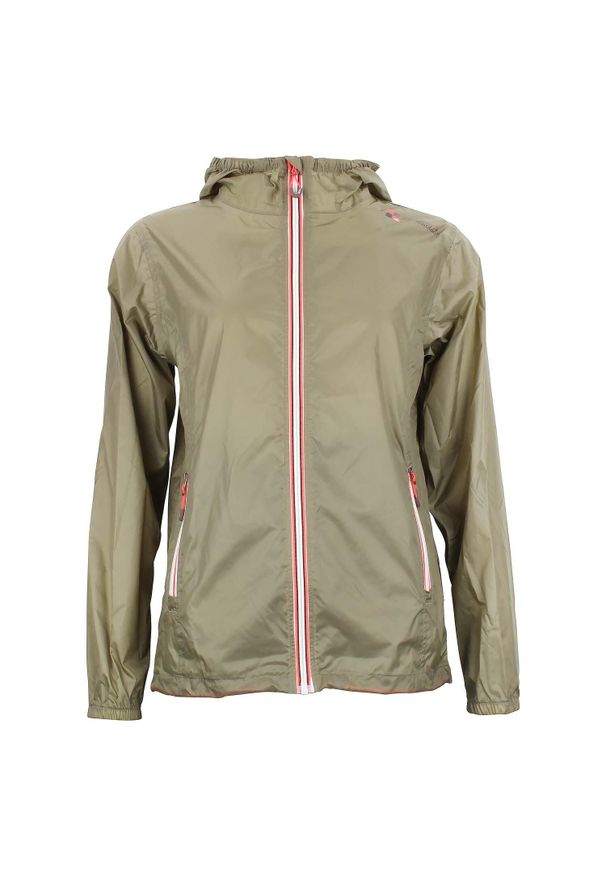 PEAK MOUNTAIN - Dziewczęca kurtka wodoodporna Peak Mountain Garanew. Kolor: szary, beżowy, wielokolorowy. Sezon: zima. Sport: narciarstwo