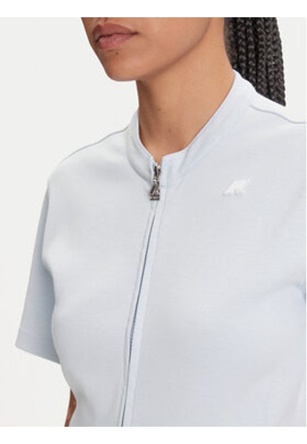 K-Way Kombinezon Odet K1122NW Błękitny Regular Fit. Kolor: niebieski. Materiał: bawełna