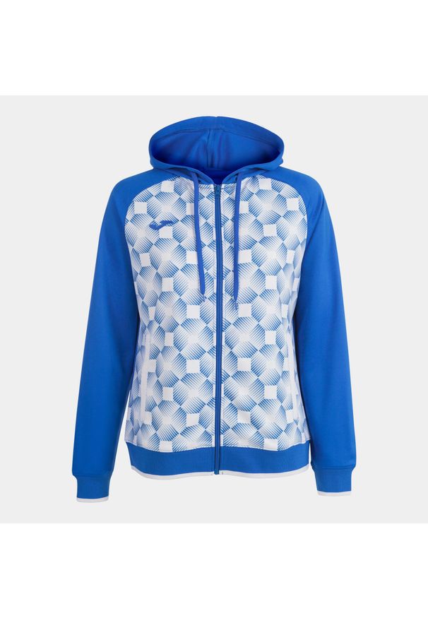 Bluza do piłki nożnej damska Joma Supernova III rozpinana. Kolor: niebieski, biały, wielokolorowy. Sport: piłka nożna