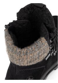 Rieker Trzewiki X8200-00 Czarny. Kolor: czarny. Materiał: zamsz, skóra #3