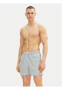 Calvin Klein Swimwear Szorty kąpielowe KM0KM01101 Niebieski Regular Fit. Kolor: niebieski. Materiał: syntetyk #4