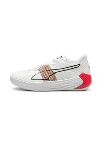 Buty koszykarskie męskie Puma Fusion Nitro Spectra. Zapięcie: sznurówki. Kolor: wielokolorowy. Materiał: materiał, tkanina, syntetyk. Szerokość cholewki: normalna. Sport: koszykówka