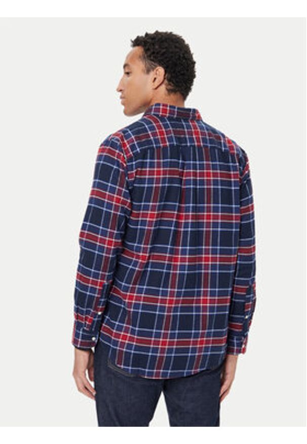 TOMMY HILFIGER - Tommy Hilfiger Koszula Hero MW0MW40473 Granatowy Regular Fit. Kolor: niebieski. Materiał: bawełna