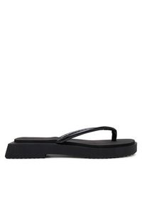 Calvin Klein Jeans Japonki Sq Low Wedge Sandal Stitch YW0YW01716 Czarny. Kolor: czarny. Materiał: skóra #3