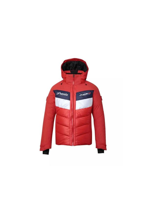 Kurtka narciarska męska Phenix Honda Touring Jacket. Kolor: czerwony. Materiał: poliester. Sezon: zima. Styl: wakacyjny