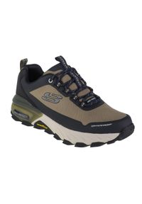 skechers - Buty sportowe Sneakersy męskie Skechers Max Protect-Fast Track. Zapięcie: sznurówki. Kolor: wielokolorowy, zielony, czarny. Materiał: guma, materiał, syntetyk, tkanina. Szerokość cholewki: normalna. Sport: turystyka piesza