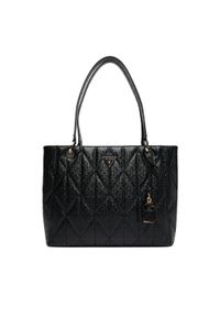 Guess Torebka Aldina HWGG96 63250 Czarny. Kolor: czarny. Materiał: skórzane