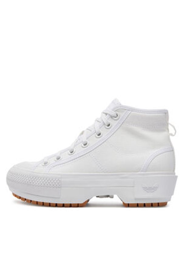 Adidas - adidas Sneakersy Nizza Trek W GZ8858 Biały. Kolor: biały. Materiał: materiał