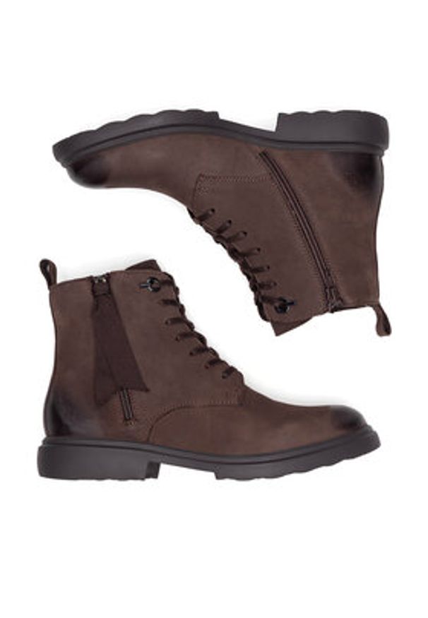 Lasocki Trzewiki WI23-SDAM-04 Brązowy. Kolor: brązowy. Materiał: nubuk, skóra