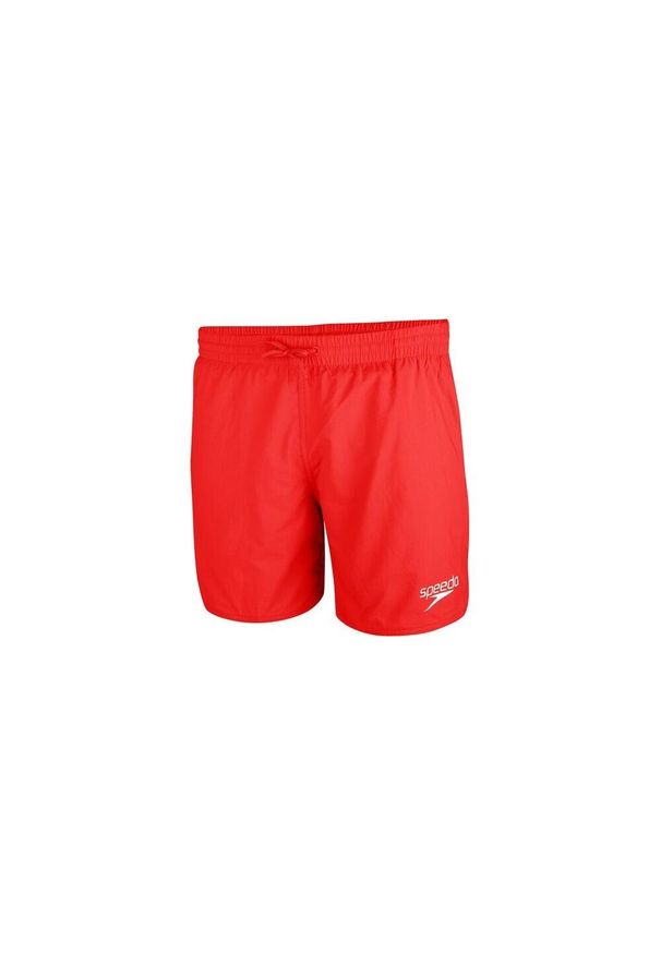 Speedo - Szorty pływackie męskie speedo essentials 16 watershort. Kolor: czerwony. Materiał: poliester. Styl: sportowy