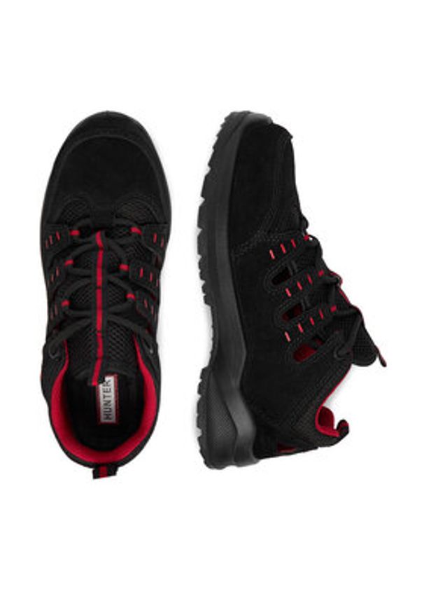 Hunter Półbuty HUNTER-SS-01 W Czarny. Kolor: czarny. Materiał: zamsz, skóra