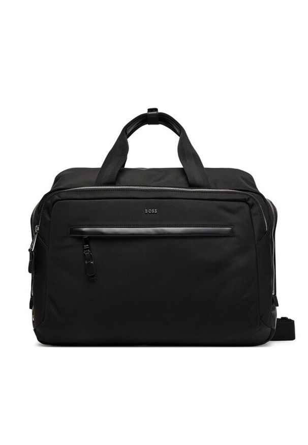 BOSS Torba na laptopa Highway 50548008 Czarny. Kolor: czarny. Materiał: materiał