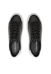 Calvin Klein Sneakersy Vulc Lace Up HW0HW01681 Czarny. Kolor: czarny. Materiał: skóra #3
