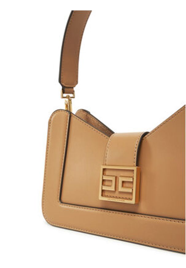 Elisabetta Franchi Torebka BS-18A-51E2-V350 Brązowy. Kolor: brązowy. Materiał: skórzane