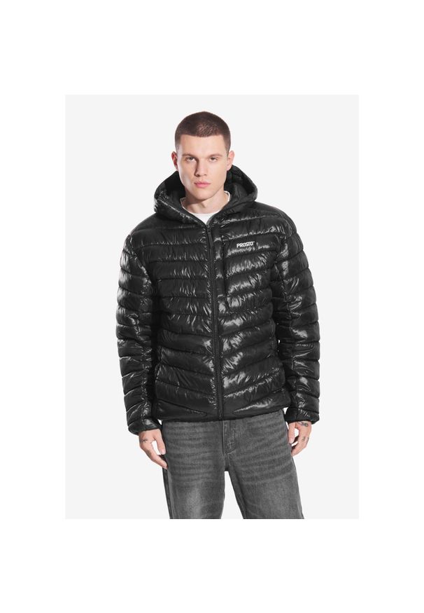 Kurtka turystyczna męska Prosto Synthetic. Kolor: czarny