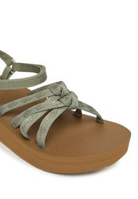 Teva Sandały Midform Kena Slim 1173494 Zielony. Kolor: zielony. Materiał: materiał #2