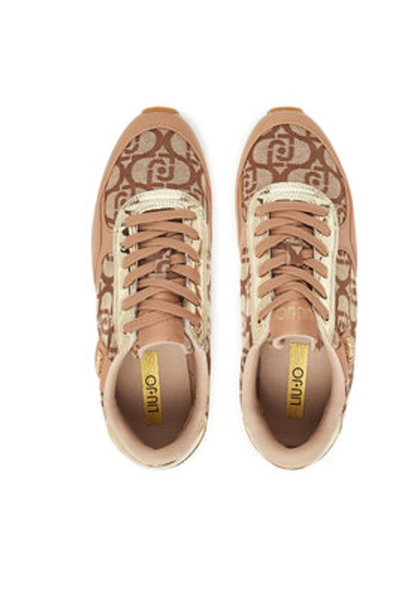 Liu Jo Sneakersy Evelyn 915 BF5057 EX322 Beżowy. Kolor: beżowy. Materiał: materiał