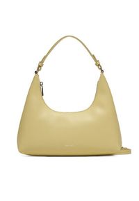 Calvin Klein Torebka Foil Logo Conv Shoulder Bag LV04F3272G Żółty. Kolor: żółty. Materiał: skórzane #2