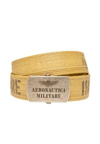 Aeronautica Militare - AERONAUTICA MILITARE Beżowy męski bawełniany pasek, Rozmiar 110. Kolor: beżowy. Materiał: bawełna. Styl: sportowy, casual #3