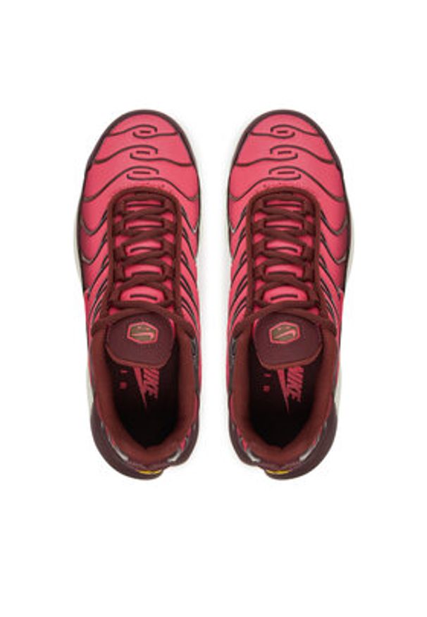 Nike Sneakersy Air Max Plus HQ4048 600 Bordowy. Kolor: czerwony. Materiał: materiał. Model: Nike Air Max