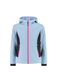 Kurtka dziecięca turystyczna CMP 3A29385N. Kolor: niebieski. Materiał: softshell. Styl: sportowy #1