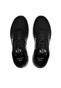 Armani Exchange Sneakersy XUX090 XV276 00002 Czarny. Kolor: czarny. Materiał: materiał