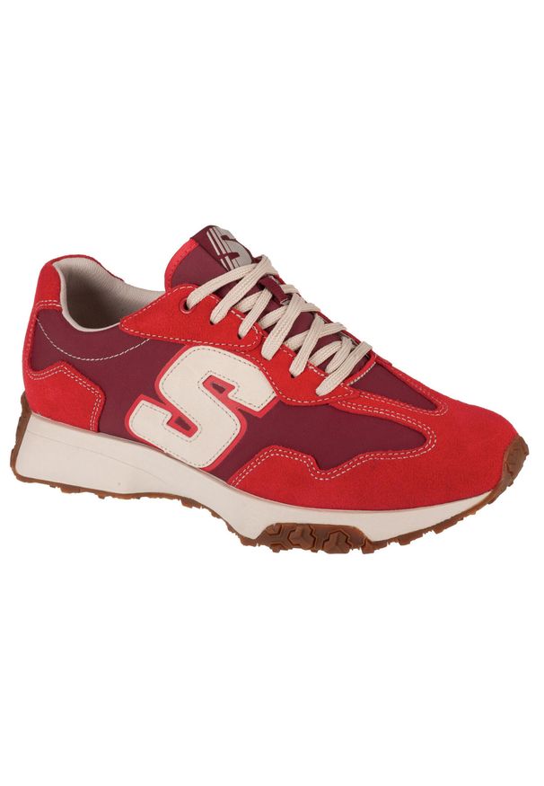 skechers - Buty do chodzenia męskie Skechers Upper Cut Neo. Zapięcie: sznurówki. Kolor: czerwony, wielokolorowy, fioletowy. Materiał: materiał, tkanina. Szerokość cholewki: normalna. Sport: turystyka piesza