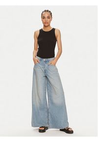 Gina Tricot Jeansy 22036 Niebieski Wide Leg. Kolor: niebieski #4