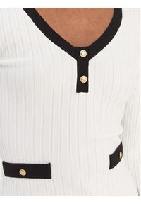 Guess Sweter W6RR26 Z3HP2 Biały Classic Fit. Kolor: biały. Materiał: syntetyk #2
