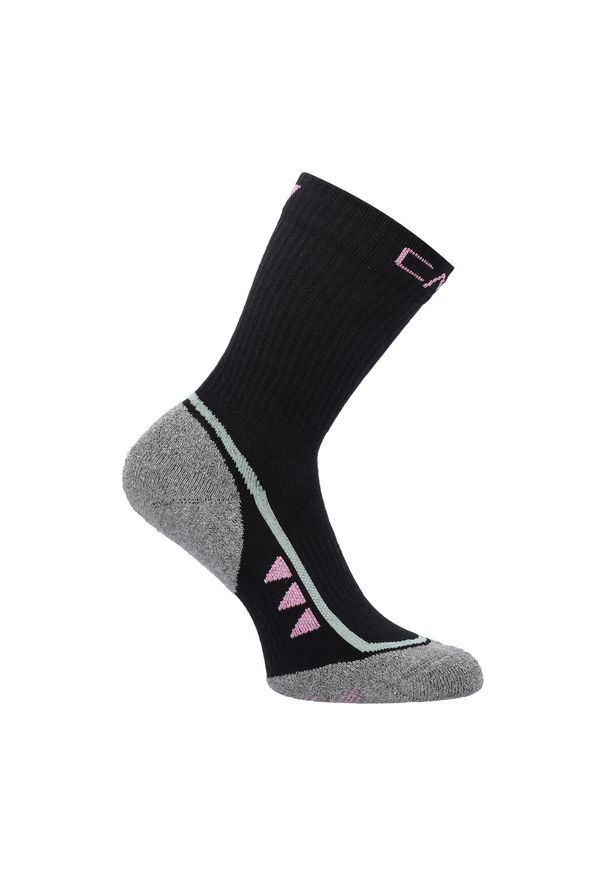 Skarpety trekkingowe dla kobiet CMP Supersoft 50. Kolor: czarny. Sport: turystyka piesza